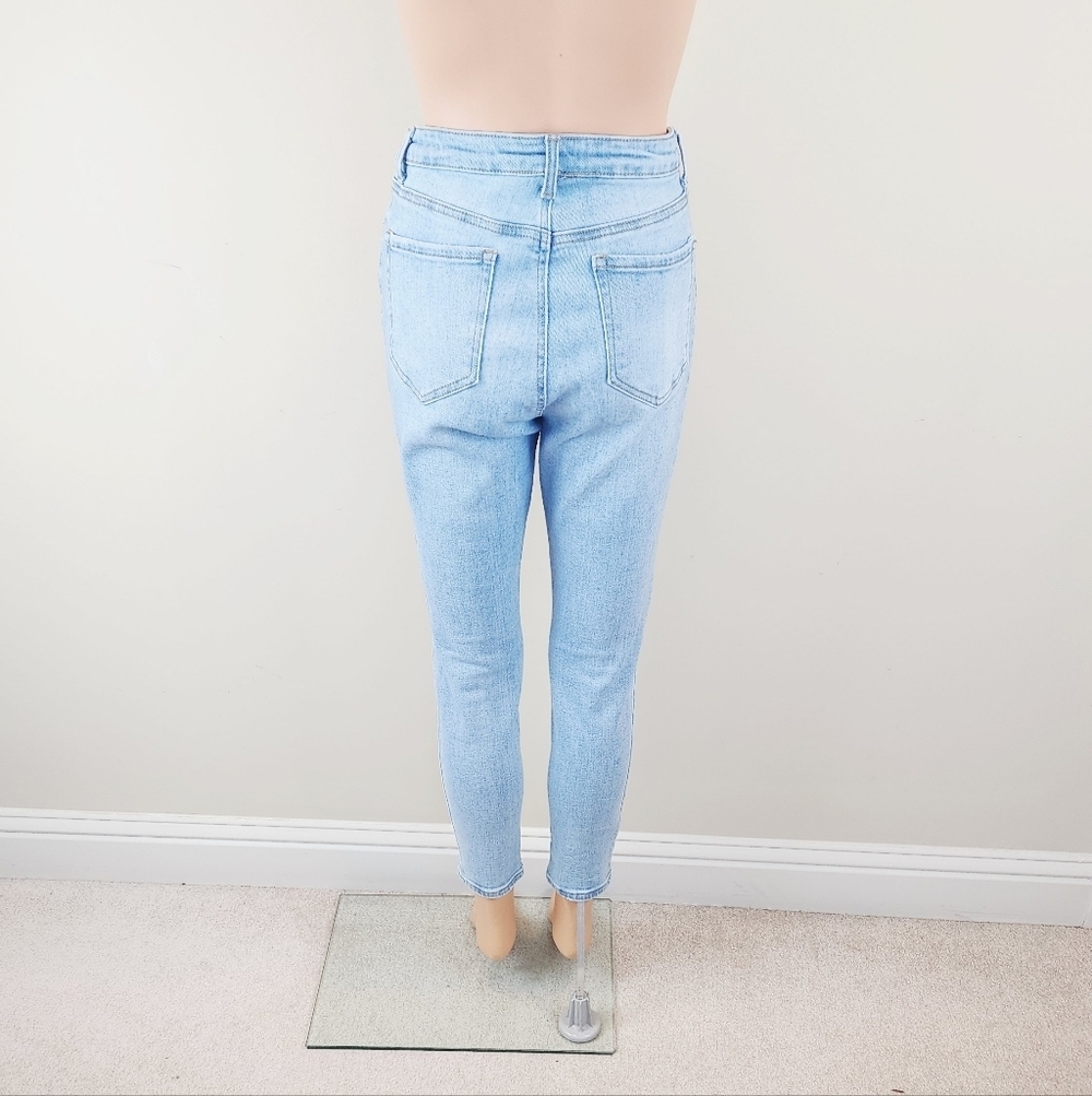 Wax Collection High Waist Ankle Skinny Jeans Pants - Picture 4 of 11